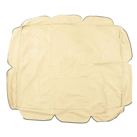 Swing Canopy 210D Silver Coated Oxford Waterproof UV Proof for Outdoor Patio Yard Chair 142x120x18cm Beige
