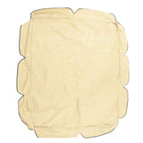 Swing Canopy 210D Silver Coated Oxford Waterproof UV Proof for Outdoor Patio Yard Chair 142x120x18cm Beige