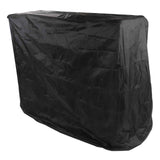 Ping Pong Table Dust Cover 190 Silver Coating Waterproof Table Tennis Cover for Outdoor Courtyard Drawstring Style 155x75x144cm / 61.0x29.5x56.7in Black