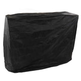 Ping Pong Table Dust Cover 190 Silver Coating Waterproof Table Tennis Cover for Outdoor Courtyard Drawstring Style 155x75x144cm / 61.0x29.5x56.7in Black