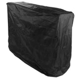 Ping Pong Table Dust Cover 190 Silver Coating Waterproof Table Tennis Cover for Outdoor Courtyard Drawstring Style 155x75x144cm / 61.0x29.5x56.7in Black