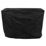 Ping Pong Table Dust Cover 190 Silver Coating Waterproof Table Tennis Cover for Outdoor Courtyard Drawstring Style 155x75x150cm / 61.0x29.5x59.1in Black