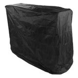 Ping Pong Table Dust Cover 190 Silver Coating Waterproof Table Tennis Cover for Outdoor Courtyard Drawstring Style 155x75x150cm / 61.0x29.5x59.1in Black