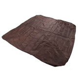 Outdoor Bathtub Dust Cover 190 Silver Coated Polyester Taffeta Waterproof Hot Spring Cover Quadrate Spa Bath Rainproof Cover 210x210x30cm Brown