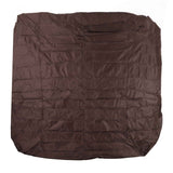 Outdoor Bathtub Dust Cover 190 Silver Coated Polyester Taffeta Waterproof Hot Spring Cover Quadrate Spa Bath Rainproof Cover 210x210x30cm Brown