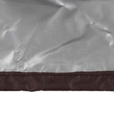 Outdoor Bathtub Dust Cover 190 Silver Coated Polyester Taffeta Waterproof Hot Spring Cover Quadrate Spa Bath Rainproof Cover 210x210x30cm Brown