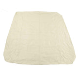 Outdoor Bathtub Dust Cover 190 Silver Coated Polyester Taffeta Waterproof Hot Spring Cover Quadrate Spa Bath Rainproof Cover 210x210x30cm Beige