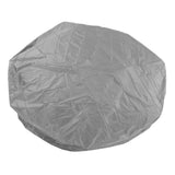 Outdoor Furniture Dust Covers Round Bathtub Cover 190 Silver Polyester Taffeta Hot Tub Waterproof Cover 190x30cm Grey