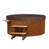 Outdoor Furniture Dust Covers Round Bathtub Cover 190 Silver Polyester Taffeta Hot Tub Waterproof Cover 190x30cm Coffee