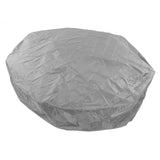 Outdoor Furniture Dust Covers Round Bathtub Cover 190 Silver Polyester Taffeta Hot Tub Waterproof Cover 190x90cm Grey
