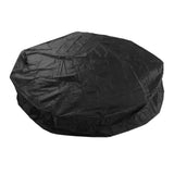 Outdoor Furniture Dust Covers Round Bathtub Cover 190 Silver Polyester Taffeta Hot Tub Waterproof Cover 190x90cm Black