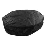 Outdoor Furniture Dust Covers Round Bathtub Cover 190 Silver Polyester Taffeta Hot Tub Waterproof Cover 190x90cm Black