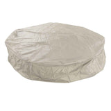 Outdoor Furniture Dust Covers Round Bathtub Cover 190 Silver Polyester Taffeta Hot Tub Waterproof Cover 210x30cm Beige