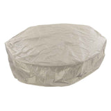 Outdoor Furniture Dust Covers Round Bathtub Cover 190 Silver Polyester Taffeta Hot Tub Waterproof Cover 210x30cm Beige