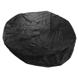Outdoor Furniture Dust Covers Round Bathtub Cover 190 Silver Polyester Taffeta Hot Tub Waterproof Cover 210x30cm Black