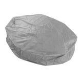 Outdoor Furniture Dust Covers Round Bathtub Cover 190 Silver Polyester Taffeta Hot Tub Waterproof Cover 215x70cm Grey