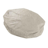 Outdoor Furniture Dust Covers Round Bathtub Cover 190 Silver Polyester Taffeta Hot Tub Waterproof Cover 215x70cm Beige