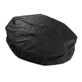 Outdoor Furniture Dust Covers Round Bathtub Cover 190 Silver Polyester Taffeta Hot Tub Waterproof Cover 215x70cm Black