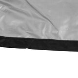 Outdoor Furniture Dust Covers Round Bathtub Cover 190 Silver Polyester Taffeta Hot Tub Waterproof Cover 215x70cm Black
