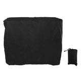 Ping Pong Table Cover Black Zippered 210 Silver Coated Waterproof Dustproof Tennis Table Cover for Patio 155x75x150cm