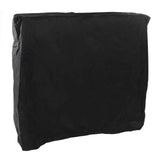 Ping Pong Table Cover Black Zippered 210 Silver Coated Waterproof Dustproof Tennis Table Cover for Patio 155x75x150cm