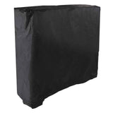 Ping Pong Table Cover Black Zippered 210 Silver Coated Waterproof Dustproof Tennis Table Cover for Patio 155x75x150cm