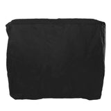 Ping Pong Table Cover Black Zippered 210 Silver Coated Waterproof Dustproof Tennis Table Cover for Patio 155x75x150cm