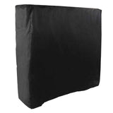 Ping Pong Table Cover Black Zippered 210 Silver Coated Waterproof Dustproof Tennis Table Cover for Patio 155x75x150cm