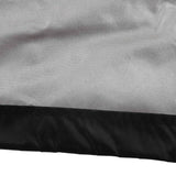 Ping Pong Table Cover Black Zippered 210 Silver Coated Waterproof Dustproof Tennis Table Cover for Patio 155x75x150cm