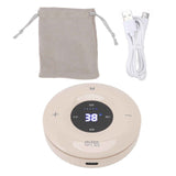 Electric Gua Sha Scrapping Massager USB Charging Multi Function Physical Gua Sha Massager with Heat and Suction for Home Apricot Yellow