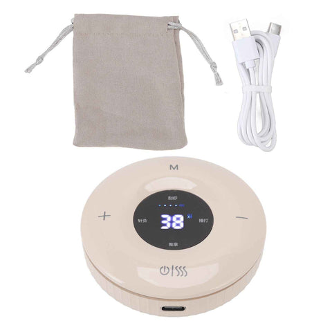 Electric Gua Sha Scrapping Massager USB Charging Multi Function Physical Gua Sha Massager with Heat and Suction for Home Apricot Yellow