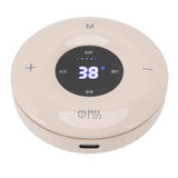 Electric Gua Sha Scrapping Massager USB Charging Multi Function Physical Gua Sha Massager with Heat and Suction for Home Apricot Yellow
