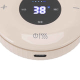 Electric Gua Sha Scrapping Massager USB Charging Multi Function Physical Gua Sha Massager with Heat and Suction for Home Apricot Yellow