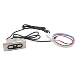 Electric Sofa Controller 5A 3 Buttons 5 Pin Straight Head USB Charging Port Lift Chairs Switch with LED Strip