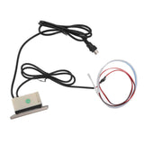 Electric Sofa Controller 5A 3 Buttons 5 Pin Straight Head USB Charging Port Lift Chairs Switch with LED Strip