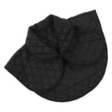 Shoulder Heating Pad Cold Proof Polyester Fiber USB Power Supply Unisex Electric Heated Shawl for Winter Black