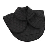Shoulder Heating Pad Cold Proof Polyester Fiber USB Power Supply Unisex Electric Heated Shawl for Winter Black