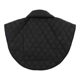 Shoulder Heating Pad Cold Proof Polyester Fiber USB Power Supply Unisex Electric Heated Shawl for Winter Black