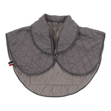 Shoulder Heating Pad Cold Proof Polyester Fiber USB Power Supply Unisex Electric Heated Shawl for Winter Grey