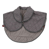 Shoulder Heating Pad Cold Proof Polyester Fiber USB Power Supply Unisex Electric Heated Shawl for Winter Grey