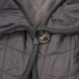 Shoulder Heating Pad Cold Proof Polyester Fiber USB Power Supply Unisex Electric Heated Shawl for Winter Grey