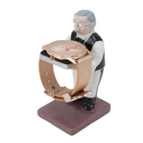 Watch Display Stand Resin Cute Figure Model Modern Multifunctional Watch Holder Rack for Jewelry Necklace Bracelet Old Housekeeper S