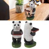 Resin Watch Stand Handmade Figurine Model Decorative Watch Display Stand for Home Panda