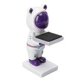 Resin Watch Stand Handmade Figurine Model Decorative Watch Display Stand for Home White Bear