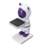 Resin Watch Stand Handmade Figurine Model Decorative Watch Display Stand for Home White Bear