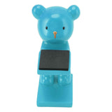 Bear Watch Stand Handcrafted Three Dimensional Modern Style Resin Watch Display Stand for Home Office Blue