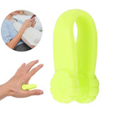 8PCS Hand Pressure Point Tool Plastic Hand Acupressure Clip for Between Thumb and Index Migraine Headache Relief Green