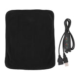 Portable USB Heating Pad Shoulder Neck Leg Waist Heating Pads with Multi Level Temperature Adjustment Timing Black