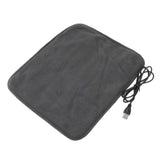 Portable USB Heating Pad Shoulder Neck Leg Waist Heating Pads with Multi Level Temperature Adjustment Timing Dark Gray