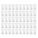50 Sheets Metal Business Card Heat Transfer Aluminum Business Cards Blanks DIY Craft Supplies Pearl White